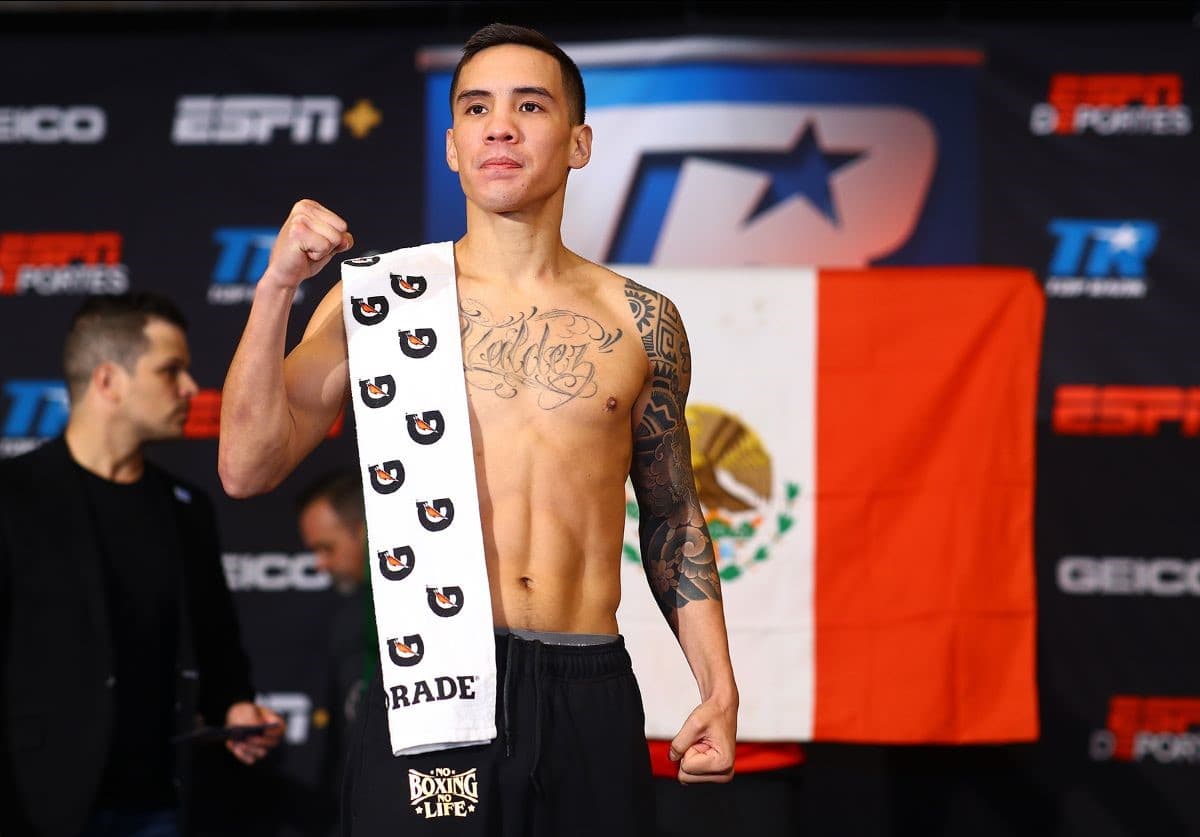 Oscar Valdez After Weigh in