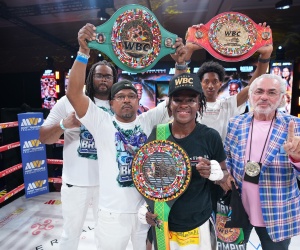 Two world champions retain their titles as two new champions are crowned at MVPW-04 Oshae Jones and Tiara Brown boxrec wiki jake paul watch full fight highlights