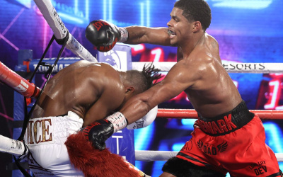 Shakur Stevenson defeats Toka Kahn Clary by unanimous decision at  junior welterweight in Las Vegas, Edgar Berlanga, Top Rank, MGM, 