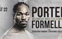 Shawn “Showtime” Porter, will return to the ring on Saturday against undefeated German Sebastián Formella