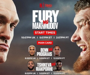Tyson Fury vs Arslanbek Makhmudov fight details How to watch odds quotes start times ringwalks price preview prediction bets betting best netflix cost