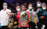 Jessica McCaskill causes upset and beats Cecilia Braekhus to become undisputed champion