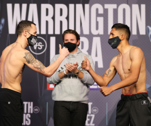 Josh Warrington vs Mauricio Lara- Official weights and running order ahead of UK boxing return, Matchroom Boxing, Wembley, UK Boxing, Highlights, Boxrec, Leeds