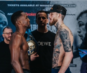 Abass Baraou vs Sam Eggington weights running order and ringwalk times DAZN how to watch fight time channel 5 predictions betting odds oddscjecker latest bets bookies