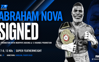 Abraham “El Super” Nova signs multi-fight promotional agreement with Top Rank