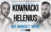 Adam Kownacki vs Robert Helenius WBA Heavyweight Title eliminator