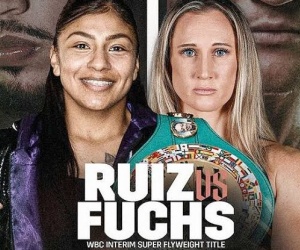 Adelaida Ruiz vs Ginny Fuchs announced for the WBC super-flyweight title oddschecker how to watch who wins dazn female womens boxing champions