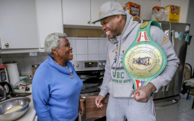 Former WBC champion Adonis Stevenson is in good condition two years on from traumatic brain injury