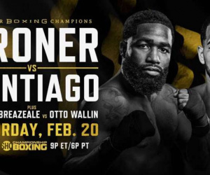 Adrien Broner vs Jovanie Santiago watch full report results who won youtube ko tko points victory win