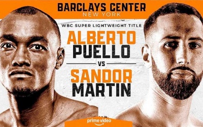 Alberto Puello vs Sandor Martin fight preview predictions boxrec wiki how to watch oddschecker bookies bets odds who wins wbc title