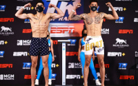 Alex Saucedo vs Sonny Fredrickson official weights and running order