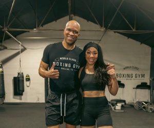 Alycia Baumgardner teams up with Derrick James wiki boxrec next fight other boxers how to watch netflix july 11 madison square garden boxing record amateur career highlights results