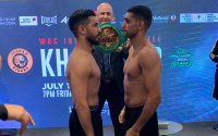 Amir Khan vs Billy Dib weights