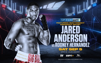Jared Anderson will face third bubble test against Rodney Hernandez on Jamel Herring card