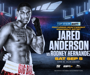 Jared Anderson will face third bubble test against Rodney Hernandez on Jamel Herring card