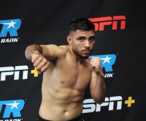 Top Rank boxers oddschecker how to watch boxrec fight time date tv channel espn undefeated super featherweight star Andres “Savage” Cortes aims to knock out Abraham Montoya in next fight
