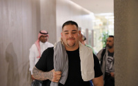 Andy Ruiz Jr lands in Saudi Arabia Anthony Joshua rematch