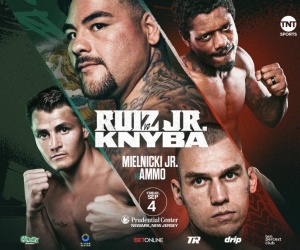 Andy Ruiz Jr. plans to challenge for world titles immediately after "this Damian Knyba victory" matchroom new jersey newark wiki anthony joshua trilogy highlights fights