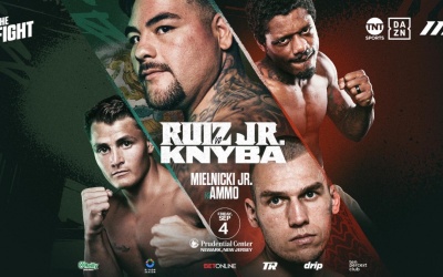 Andy Ruiz Jr. vs Damian Knyba headlines TNT Sports and DAZN The Fight on September 4 matchroom boxing eddie hearn how to watch oddschecker world rankings anthony joshua trilogy heavyweights wiki