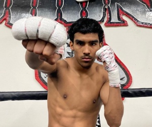 Super-bantamweight prospect Angel “AK-47” Barrientes faces Edwin Rodriguez on Jake Paul vs Mike Perry MVP card saturday july 20 july dazn how to watch fight results predictions iddschecker