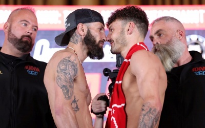 Anthony Cacace vs Leigh Wood weights, running order and ringwalk times boxrec results who wins won watch full fight highlights frank warren dazn queensberry