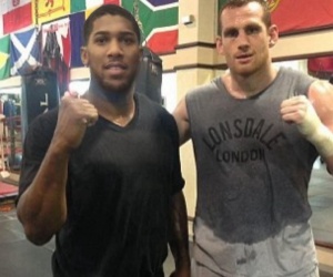 Anthony Joshua reflects on the time he was dropped by David Price in sparring as a blessing in disguise dillian whyte amateur fight viral watch tyson fury ever sparred each other training team gb arrested