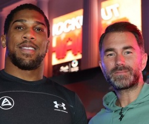Anthony Joshua will step between the ropes far sooner than expected, Eddie Hearn reveals