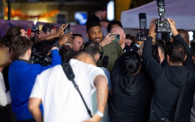 Anthony Joshua and Daniel Dubois both say they will feed off the energy from the biggest boxing attendance ever in Europe wembley stadium capacity england fc tickets left 96,000 fans riyadh season frank warren queensberry eddie hearn matchroom aj