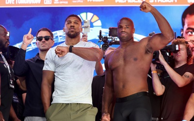 Barry Hearn advises Anthony Joshua to avoid Daniel Dubois rematch next wembley stadium fights highlights results how many times has aj boxed fought there london watford