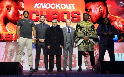 Francis Ngannou plans to test Anthony Joshua's chin on March 8 ko knockouts ufv champion trainer dewey cooper mike tyson punch power same as car horse ford escort boxrec