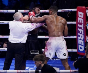 Anthony Joshua explains heated altercation with Jermaine Franklin after final bell what happened why did they fight after the bell finished eddie hearn boxrec