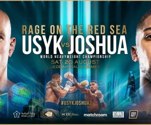 Oleksandr Usyk and Anthony Joshua will come face to face at press conference today watch live on matchroom youtube boxing channel tv stream page links rematch 2 who wins and why how tickets