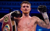 Albert Bell vs Archie Sharp WBO Interim super-featherweight title fight request denied Dominic McKean of Disrupt Promotions boxrec fight February 2025 Emanuel Navarrete welling next daniel kinahan trainer