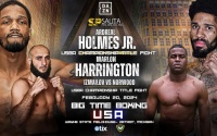 Salita Promotions launch inaugural “Big Time Boxing USA” event on February 20 headlined by Ardreal Holmes Jr. vs Marlon Harrington live on DAZN boxrec fight Wayne State Fieldhouse Detroit oddschecker predictions dmitry promoter wiki boxer