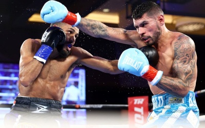 Rising star Arnold Barboza Jr. victorious in main event debut Defeats Zorrilla danielito boxrec highlights watch ko points boxrec next fight