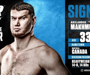 Heavyweight KO artist Arslanbek “Lion” Makhmudov inks multi-year co-promotional contract with Top Rank boxrec wiki interview amateur career record professional eye of the tiger