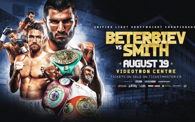 WBC WBO IBF Unified light heavyweight world champion Artur Beterbiev will defend his belts against WBC No.1 contender Callum “Mundo” Smith on August 19 in Canada boxrec mundo montral quebec russian wiki oddschecker tips stats