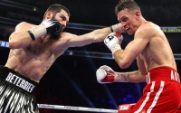 eddie hearn Artur Beterbiev batters Callum Smith to retain his 100 per cent KO record watch fight who won results report full highlights BoxRec Bivol next Dmitry boxer