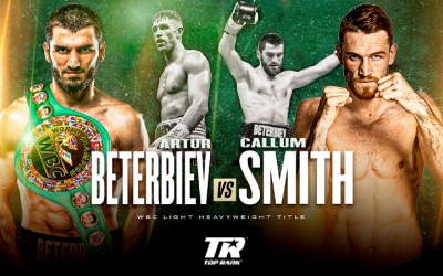 Top Rank won rights to promote Artur Beterbiev vs Callum Smith outbidding Matchroom by just $15,000 fight time date tv channel where will it be canada or america britain england boxrec oddschecker