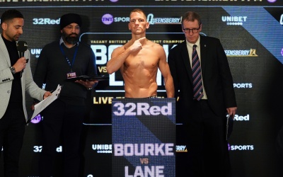Underdog Ash Lane stops Chris Bourke in six to win British and Commonwealth bantamweight belts then calls for European title next watch fight highlights boxrec