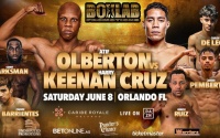 Rising light-heavyweight star Atif Oberlton headlines against Harry Keenan Cruz on June 8 boxrec ticjkets oddschecker fight predictions betting odds how to watch tv channel