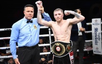 Austin Brooks is the new WBA Continental super-featherweight champion boxrec Jose Manuel Izaguirre Tayden Beltran Willmark Canonico Estrella TV FOX Deportes Fubo Sports CBN Promotions