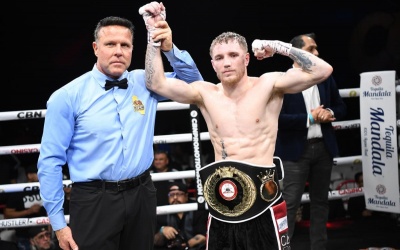 Austin Brooks is the new WBA Continental super-featherweight champion boxrec Jose Manuel Izaguirre Tayden Beltran Willmark Canonico Estrella TV FOX Deportes Fubo Sports CBN Promotions