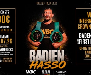 Badien Hasso set for first defence of WBC International light-heavyweight crown against David Kerkmann boxrec tickets how to watch tv channel undercard results wiki tapology