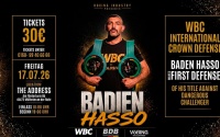 Badien Hasso set for first defence of WBC International light-heavyweight crown against David Kerkmann boxrec tickets how to watch tv channel undercard results wiki tapology