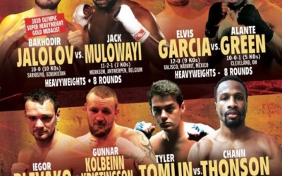 Bakhodir Jalolov vs Jack Mulowayi full fight preview fight time date tickets boxrec SHOBOX: The New Generation Elvis Garcia boxrec tyler tomlin alante green oddschecker
