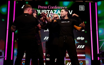 Bakhram Murtazaliev vs Josh Kelly final press conference quotes boxrec fight time date tv channel dazn ringwalks who wins adam booth trainer wiki