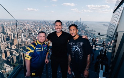 Ben Whittaker and Luke Littler take over New York matchroom humphries darts wiki boxrec richie rivera matchroom eddie hearn Infosys Theatre Madison Square Garden