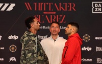 Ben Whittaker vs Braian Suarez final press conference quotes wiki boxrec trainer andy lee eddie hearn