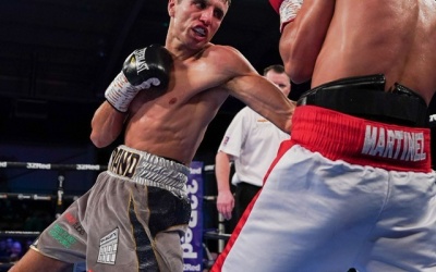 Brad Strand remains unbeaten with strong performance against dangerous Darwin Martinez boxrec everton red triangle paul stevenson
